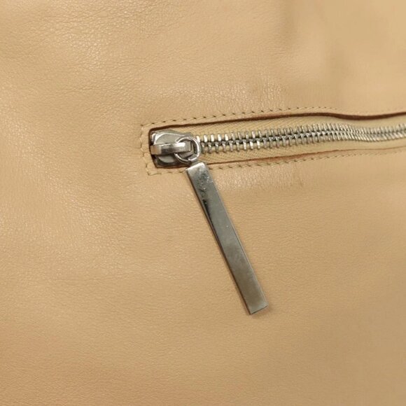 GUCCI Shoulder Bag Leather Beige Silver Auth bs27650 - Picture 11 of 16